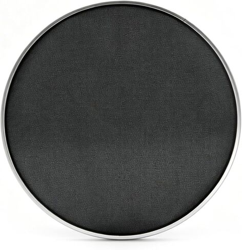 2-Ply Mesh Silent Drum Head, 12 inch Black Nylon Mesh Drum Skin Replacement, Double Layer Mute Practice Percussion Accessory in Kuwait