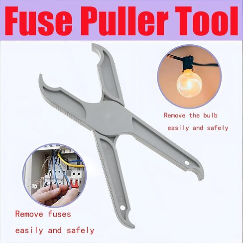 Fuse Puller Tool for Cylindrical Tube-Shaped Fuses and Light Bulbs Fuse Puller Tool with Insulated Anti-Slip Handle Fuse Removal Tool，7.28 Inch Long in Kuwait