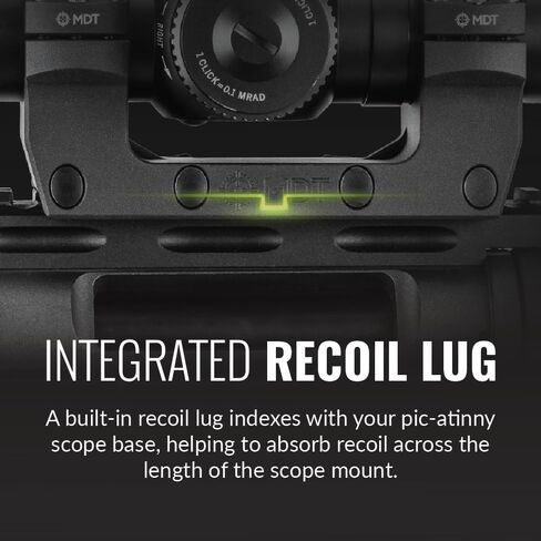 MDT One-Piece Mount Scope Rings - Aluminum 30mm 34mm 35mm Scope Rings, High Precision Pic-atinny Scope Mount Rings, Low/Medium/High Profile Scope Mount for Pic-atinny Rail in Kuwait