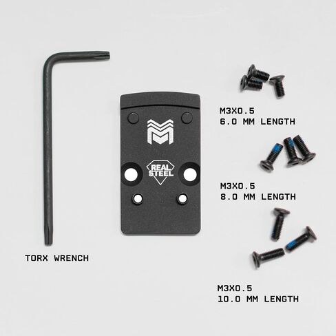 Monstrum Stainless Steel RMR to RMSc Red Dot Adapter Plate | for RMR Cut Optics Ready Pistols and Slides | Compatible with RMSc and Holosun K/407k/507k/EPS/Carry Footprint Red Dots in Kuwait