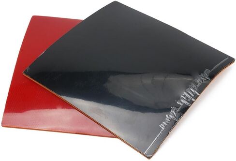 Table Tennis Rubber Sheets with Hard Sponge, 39 Degree Hardness 2.2mm Thickness for Fast Attack Play, High Tackiness and Control for PING Pong Rubbers, 4-Pack (2 Black + 2 Red) in Kuwait