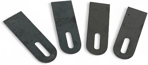 Weld on Slot Tabs 1 by 3 Inches. .105 Thick (4 Pack) in Kuwait