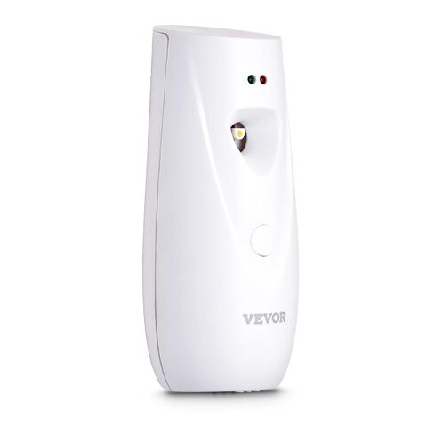 موزع رذاذ معطر هواء أوتوماتيكي من VEVOR، 4 عبوات، مثبت على الحائط أو قائم بذاته، يعمل بالبطارية، إعدادات زمنية متعددة للمنزل، الداخلي، الحمامات، المكاتب، الفنادق، الأماكن التجارية، أبيض in Kuwait