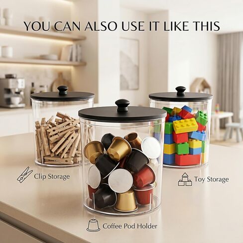 6 Pack Laundry Pods Containers & Dryer Sheet Holder & Laundry Detergent Dispenser, Laundry Room Organization and Storage Jars with Lids, Labels and Scoops for Scent Booster, Powder, Pods in Kuwait