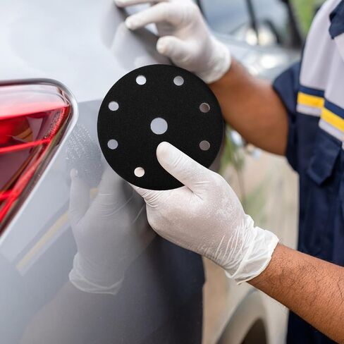 Car Grinding Disc Wheel Buffing Kit for Drill with Padded Sponge Sanding Discs, 100mm Hole Diameter and 150mm Multihole Protection Pad, for Car Body Panels and Detailing in Kuwait