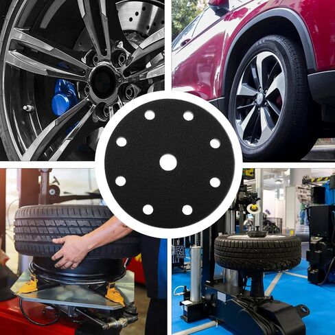 Car Grinding Disc Wheel Buffing Kit for Drill with Padded Sponge Sanding Discs, 100mm Hole Diameter and 150mm Multihole Protection Pad, for Car Body Panels and Detailing in Kuwait