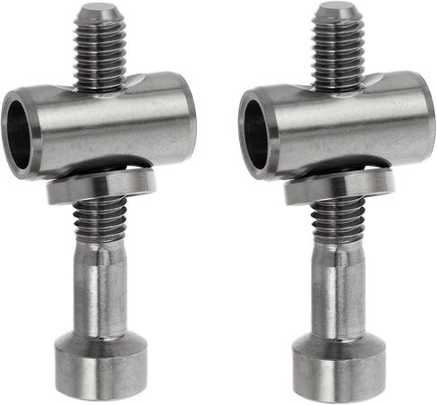 Abaodam Seatpost Bolts and Accurate Fit Titanium Alloy 2pcs M5x30 with Locking Structure Silver Screws for Mountain Bike Seatpost for Rugged Off-Road Saddle Fixing in Kuwait