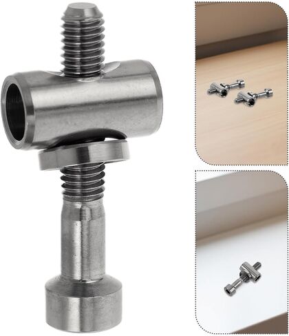 Abaodam Seatpost Bolts and Accurate Fit Titanium Alloy 2pcs M5x30 with Locking Structure Silver Screws for Mountain Bike Seatpost for Rugged Off-Road Saddle Fixing in Kuwait