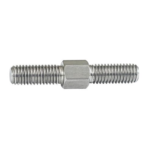 M6 304 Stainless Steel Left Hand and Right - Double End Thread Tight Adjustable Push Rod Stud Screws Bolts(M6 x 50mm-2pcs) in Saudi Arabia