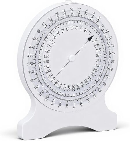 Inclinometer Gauge for Physical Therapy Scratch Resistant Surface, 360° Rotation, Non Leak, Accurate and Fine, Widely Used for Neck, Shoulder, Hip, Wrist, Back Measurements (Blue) in Kuwait