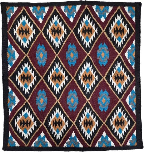 Tahoe Tack Burgundy Navajo Collection New Zealand Wool 34" X 36" Western Saddle Blanket in Kuwait