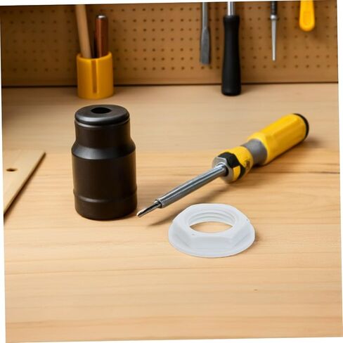 Artibetter 10pcs Plastic Float Valve Nuts for Water Tank Fastener, 1 Inch Inner Diameter, Lightweight Pp Material with Simple Installation, Suitable for Home and Industrial Use in Kuwait