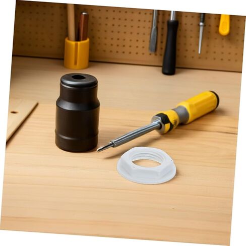 INOOMP 10pcs Plastic Float Valve Lock Nuts for Water Tank, 1 Inch Inner Diameter Pp Nuts with Simple Installation and Leak Prevention, Suitable for Float Valve and Cistern Use in Home in Kuwait