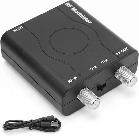 HDMI RF Modulator Adapter ، RF Modulator HDMI Coxial Converter ، Support NTSC Format Output ، 1080p PLL Control FHF تردد العمل in Kuwait