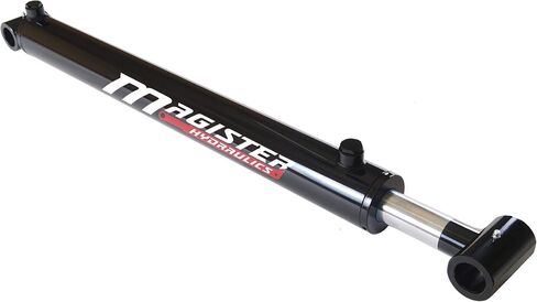 Magister Hydraulic Cylinder 1.75" Bore x 14" Stroke, Loader Welded Hydraulic Ram with Cross Tube Ends, Double Acting Hydraulic Piston 3500 PSI (WLD 1.75x14) in Kuwait