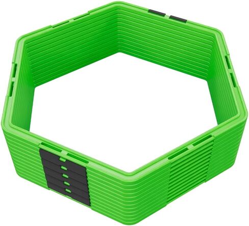 Power Systems Hex Agility Rings, Ladder, Hurdle Set All in One - Use Indoors or Outdoors for Speed & Skill Training in Kuwait