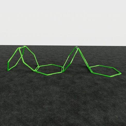 Power Systems Hex Agility Rings, Ladder, Hurdle Set All in One - Use Indoors or Outdoors for Speed & Skill Training in Kuwait