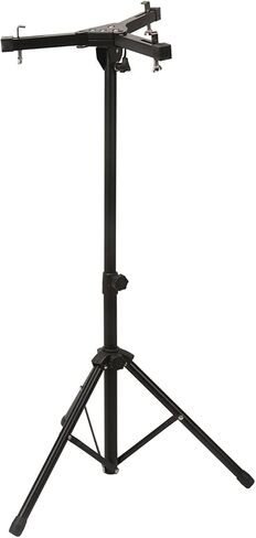 Drfeify Mute Drum Stand, Adjustable 11 to 12 Inch Drum Bracket Holder with Triangular Structure and Rubber Feet, Height 57 to 95cm, for Pad Percussion Practice Silencer in Kuwait