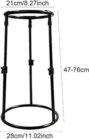 Djembe Floor Stand Adjustable Drum Holder Iron Construction Sturdy Portable Lightweight Supplies Stability Enhanced Compatibility Suitable for in Saudi Arabia