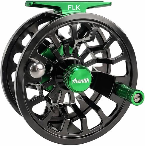 Aventik Flk II Fly Floy Cenly Cenly Aluminium Trout 3/5 ، 5/7 ، 7/9WT Arbor Freshwater Fly Cenly مع خط. in Kuwait