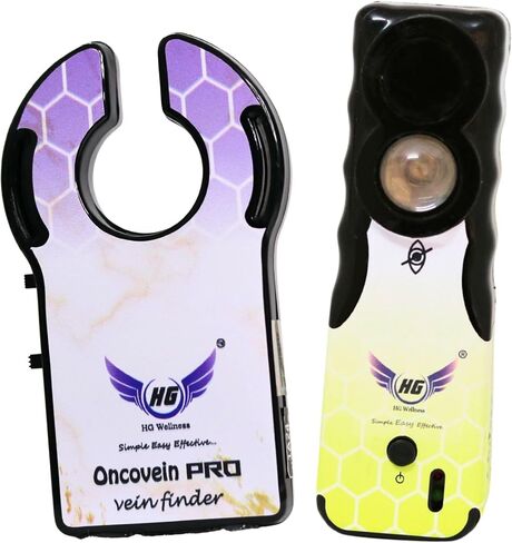 Oncovein Pro Vein Finder Combo Pack for Baby & Pediatric Use | Portable Handheld Vein Viewer with Stabilization Belt & Skin Stretch Tool | Easy IV Access Device for Clinics & Home Care in Kuwait