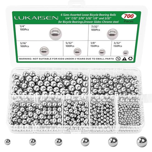 71 Pcs Carbon Steel Ball Bearings Kit, Double Shielded 693ZZ-627ZZ | 693ZZ 623ZZ 624ZZ 685ZZ 687ZZ 627ZZ Double Shielded, for 3D Printer, RC Car, Small Pulley, DIY, Clear Label Storage Box in Saudi Arabia