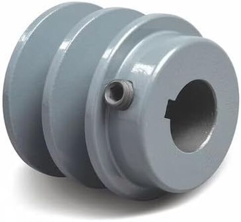 2BK28118 1‑1/8 In Fixed Bore 2 Groove V‑Belt Pulley, 2.95 In OD in Saudi Arabia