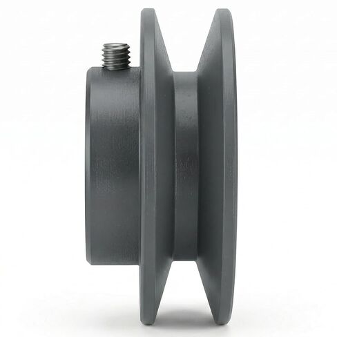 Goaste 2 Pack Single Groove Web Sheaves, 2-1/2" OD 5/8" Bore V-Belt Sheave, A Belt Section Cast Iron Sheave for 4L & A V-Belt, AK25-5/8 in Kuwait