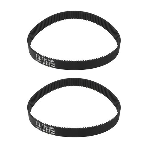 2 Pcs Compressor Drive Toothed Belt 150S3M384 384x15mm 150 Teeth Fit for Most Compressors in Kuwait