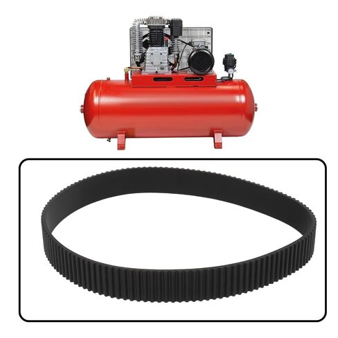 2 Pcs Compressor Drive Toothed Belt 150S3M384 384x15mm 150 Teeth Fit for Most Compressors in Kuwait