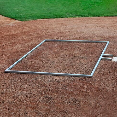 Trigon Sports Batters Box Template, Baseball Batting Box Template, Heavy Duty, Baseball Coaching Accessories, Size: 4’ x 6’ in Kuwait