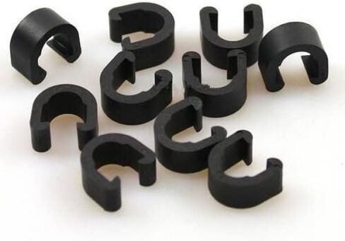 10 Pcs/lot C-buckle Clasps Housing Hose Guide for Brake Cable/derailleur Hub Bike Shift Line C-clips Clamps for Bike Road Bicycle in Saudi Arabia