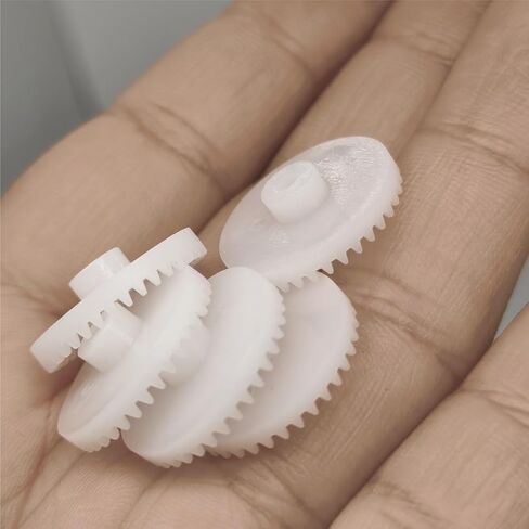 Pinion Gear 10pcs 0.5 Module Plastic Crown Gear,Single Layer Spur Gear 2mm Tight Fit Pinion(32 Teeth) in Kuwait
