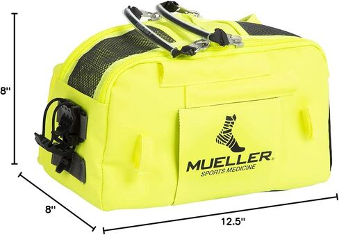 حقيبة MUELLER Sports Medicine Medi Kit ATSS فقط للرجال والنساء، مجموعة تدريب رياضي، حقيبة مستلزمات طبية للفرق الرياضية، حقيبة طبية على الكتف، مقاومة للماء، أصفر عالي الجودة، مقاس واحد in Kuwait