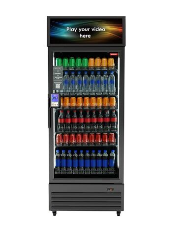 Vending Machine DC-620S Smart Open-Front Vending Machine -420-Capacity Max Professional Series, Commercial Refrigerated Cooler with Advertising Screen for High-Traffic Locations in Saudi Arabia