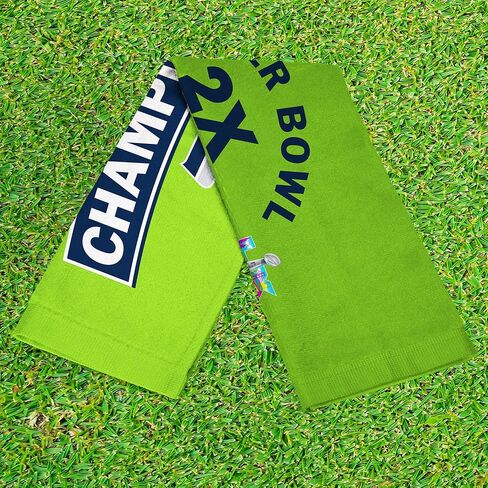 Northwest NFL Super Bowl 2026 Seattle Seahawks Champs Fan Towel 2-Pack, 16 x 25 in in Saudi Arabia