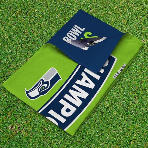Northwest NFL Super Bowl 2026 Seattle Seahawks Champs Fan Towel 2-Pack, 16 x 25 in in Saudi Arabia