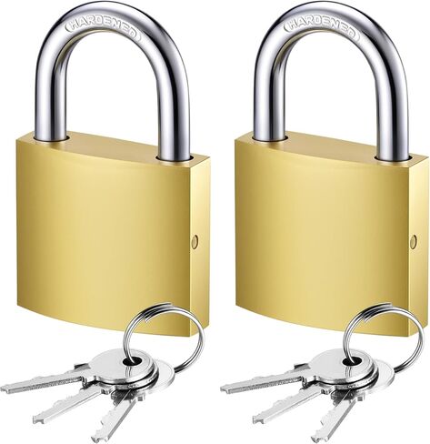 Puroma 2 Pack Keyed Padlocks 32mm Small Lock with Keys, 0.86 Inch Locker Lock for Backpack, Luggage, School Gym Locker, Jewelry Box, Diary Book, Laptop Bags in Kuwait