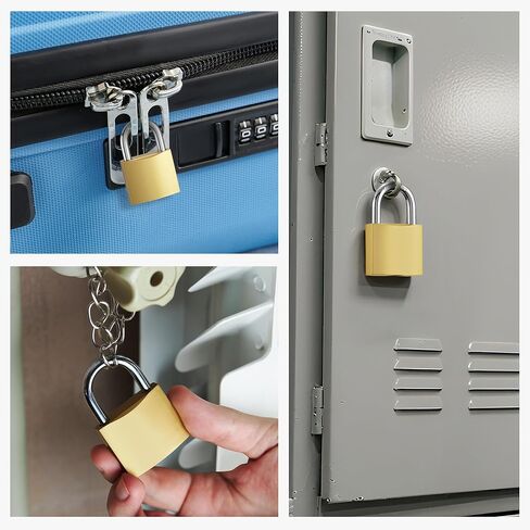 Puroma 2 Pack Keyed Padlocks 32mm Small Lock with Keys, 0.86 Inch Locker Lock for Backpack, Luggage, School Gym Locker, Jewelry Box, Diary Book, Laptop Bags in Kuwait