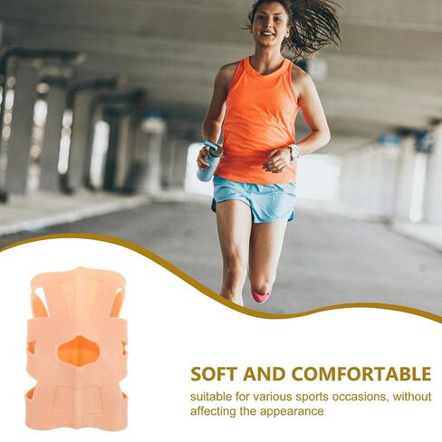 Toyvian 1 Pair Silicone Knee Protectors for Women Thin and Lightweight Sport Knee Guard Soft and Comfortable Design for Running and Physical Activities the Year in Saudi Arabia