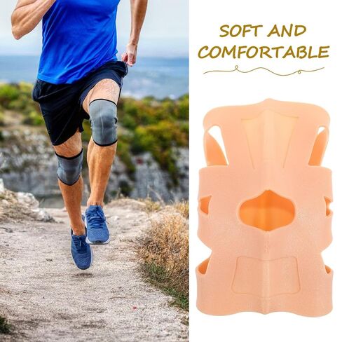Toyvian 1 Pair Silicone Knee Protectors for Women Thin and Lightweight Sport Knee Guard Soft and Comfortable Design for Running and Physical Activities the Year in Saudi Arabia