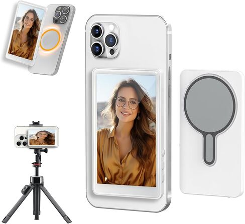 شاشة شاشة مراقبة Selfie Phone VLOG ، شاشة شاشة Magnetic Selfie Monitor ، تمثيل الشاشة اللاسلكية للهاتف باستخدام شاشة الكاميرا الخلفية ، زمن انتقال منخفض ، صورة شخصية/مدونة مدونة/دفق مباشر in Kuwait