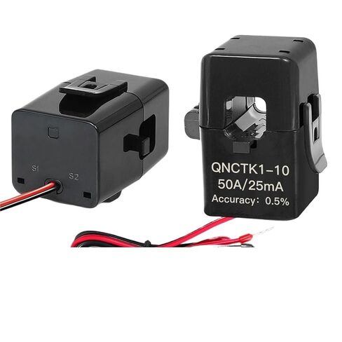 سبليت محول التيار Ct المشبك QNCTK1-10 5A 2.5mA 10A 10mA 20A 20mA 50A 25mA 100A 50mA 1 قطعة (QNCTK1-10 5A-5mA) in Kuwait
