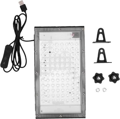 مصباح معالجة IP65 395 نانومتر 12 وات | 96 كشاف LED مع حامل للحبر والغراء بدون ظل (96 خرزة ضوئية) in Kuwait