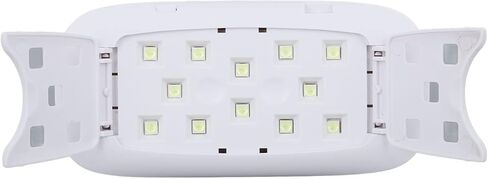 Drfeify مصباح علاج الغراء فعال 12 LED تصميم حامل قابل للطي DIY بها بنفسك الراتنج الحرف USB علاج مصباح للفنانين والهواة in Kuwait
