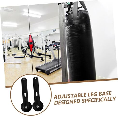 BESTonZON Freestanding Boxing Training Bag Retractable Legs Suction Cup Base Sturdy Fixing Parts for Adults and Teens Home Gym Equipment in Kuwait