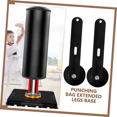 BESTonZON Freestanding Boxing Training Bag Retractable Legs Suction Cup Base Sturdy Fixing Parts for Adults and Teens Home Gym Equipment in Kuwait