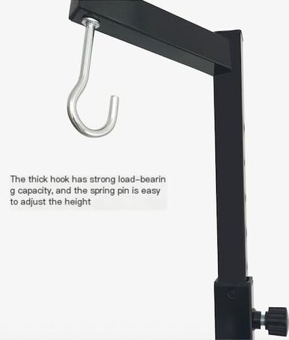 Height Adjustable Foldable Punching Bag Stand, 150lb Capacity Heavy Duty Steel Freestanding Sandbag Rack for Home Gym Fitness in Kuwait