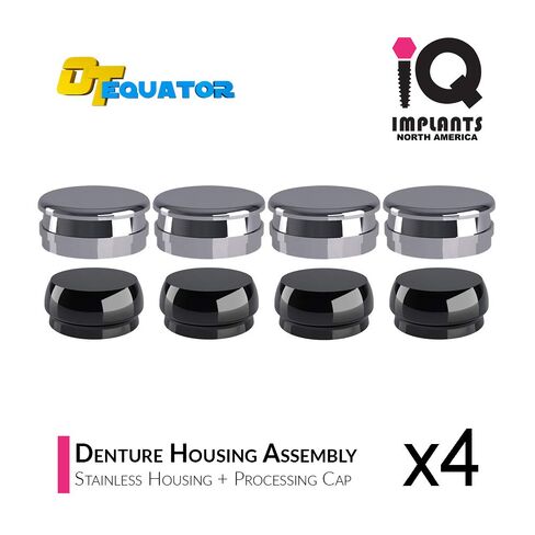 IQ-Rhein Equator Replacement Metal Housing & Lab Cap Assembly (4 Pk) in Kuwait