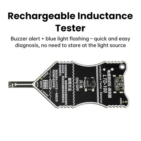 Portable Inductor Tester, Type-C Powered High Precisions Mainboard Coil Testing Tool, Fast Inductance Fault Detection Diagnosis Repairs Tool for Mobiles Phone Electronic Components in Kuwait